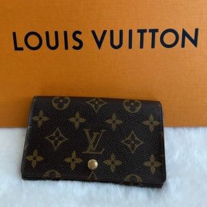 Authentic Louis Vuitton Bifold Tressor Compact Wallet